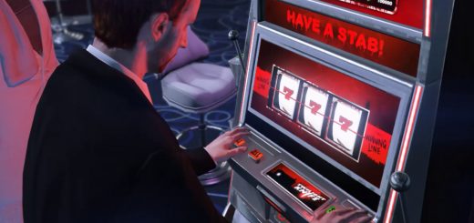 man playing slot